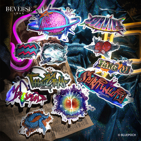 「リバース:1999」 *路地裏のグレーと色彩*キャラグラフィティステッカー