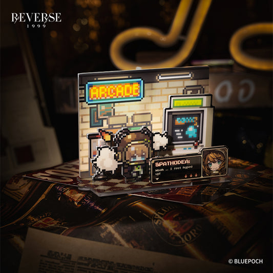 「リバース:1999」 *16ビットフィーバー*ピクセル風ゲームセンターシーンアクリルスタンド