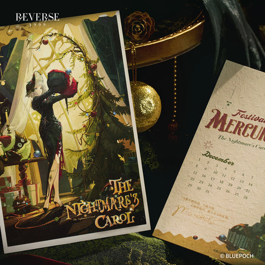 「リバース:1999」 *ナイトメアー・キャロル*祝日コスチュームセット マーキュリア