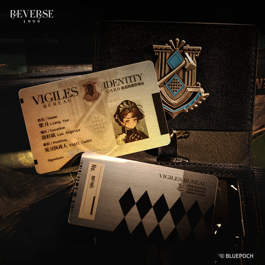 「リバース:1999」*行夜巡明*梁月・行夜管理局IDカードセット