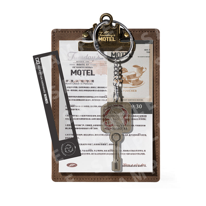 「リバース:1999」*宿泊時の注意事項*チェックイン書類セット