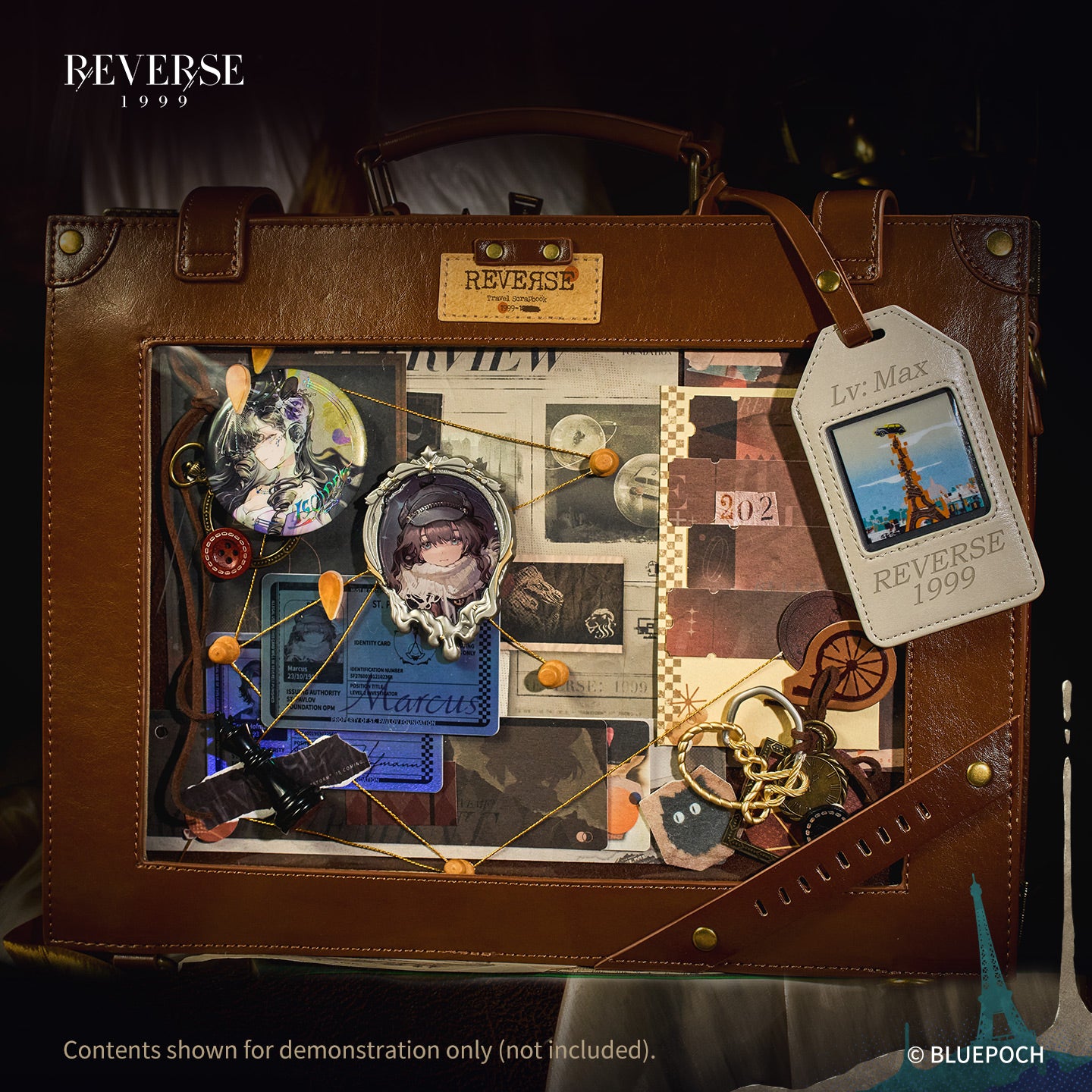 *荷造完了*「旅行手帳」モチーフ痛バッグ