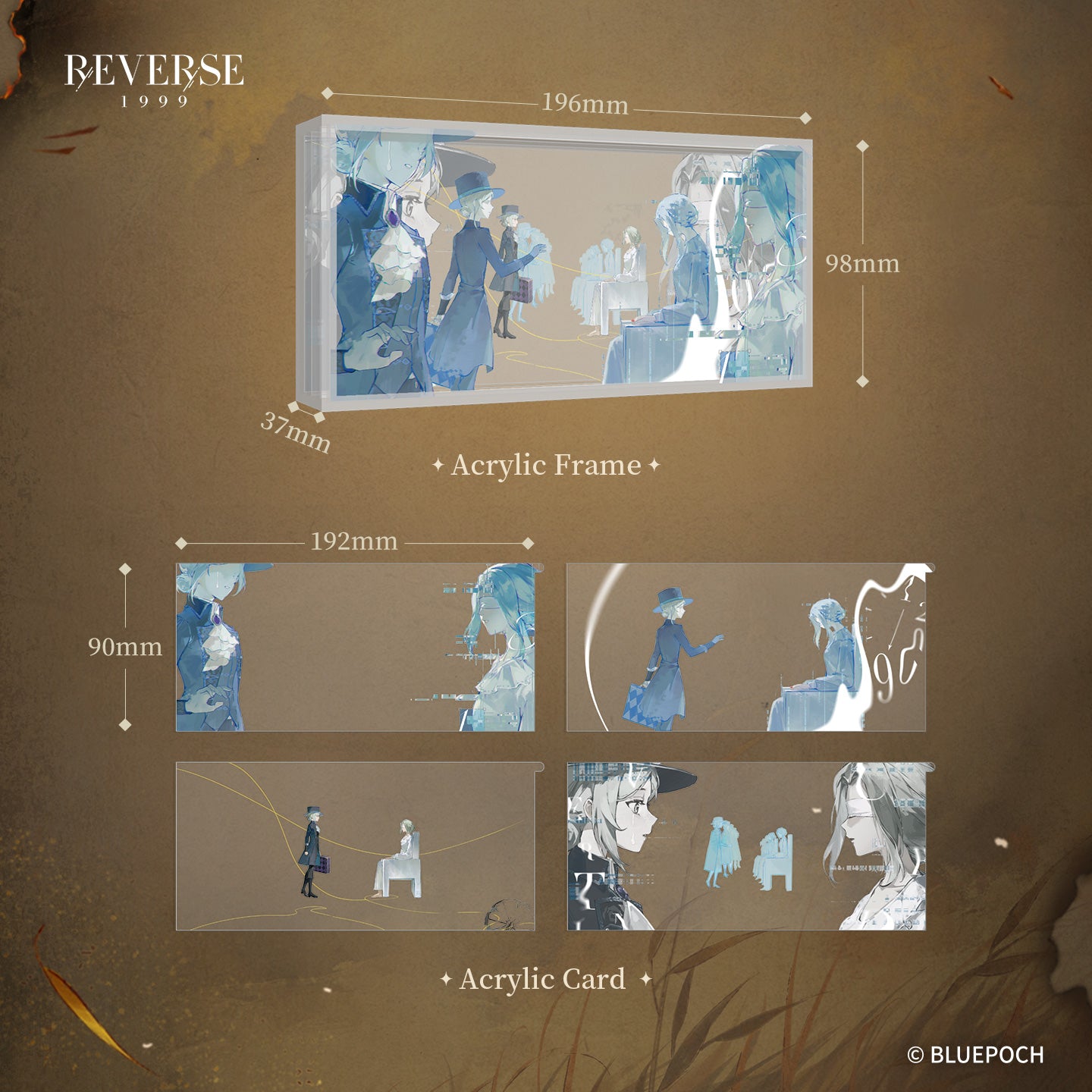 「リバース：1999」 *未来のあなたへ*レイヤードアクリルスタンド