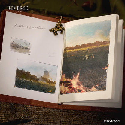 「リバース：1999」 *砲火が鎮まるひと時*携帯用水彩スケッチブックセット