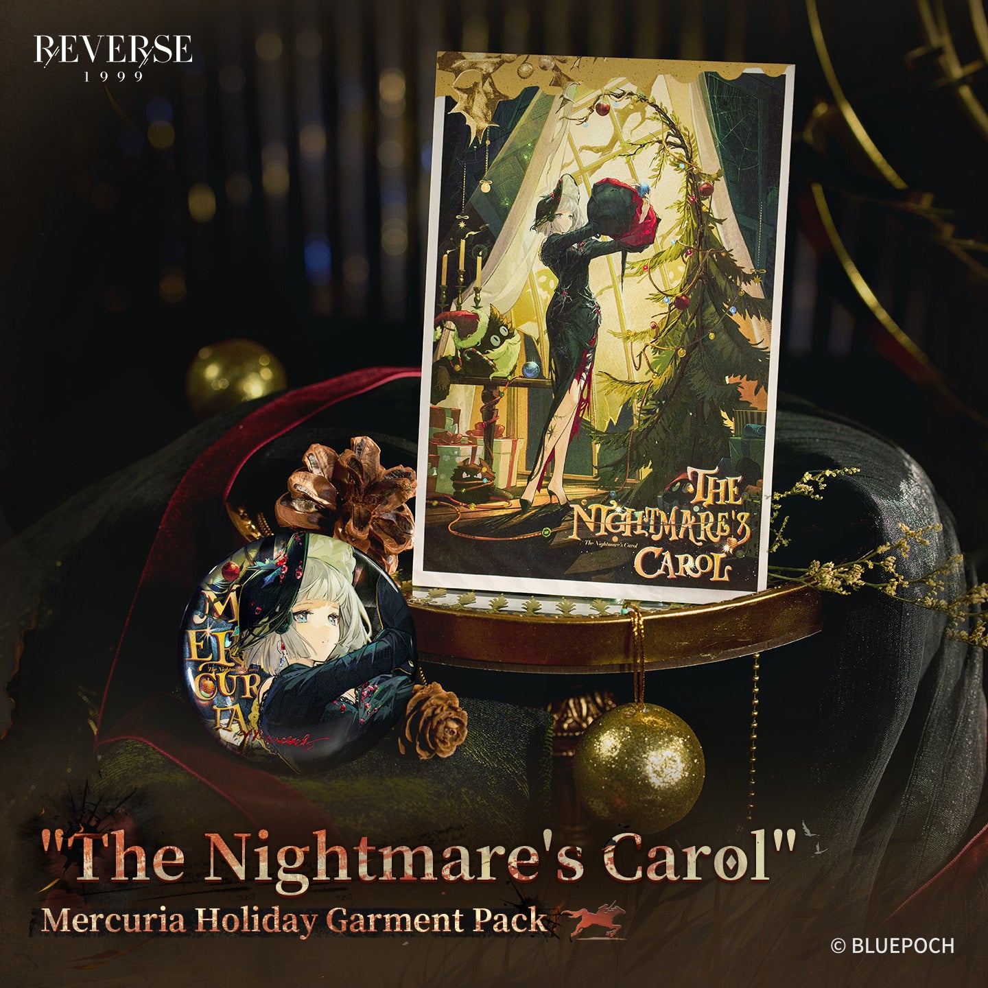 「リバース：1999」 *ナイトメアー・キャロル*祝日コスチュームセット　マーキュリア